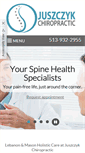 Mobile Screenshot of juszczykchiropractic.com